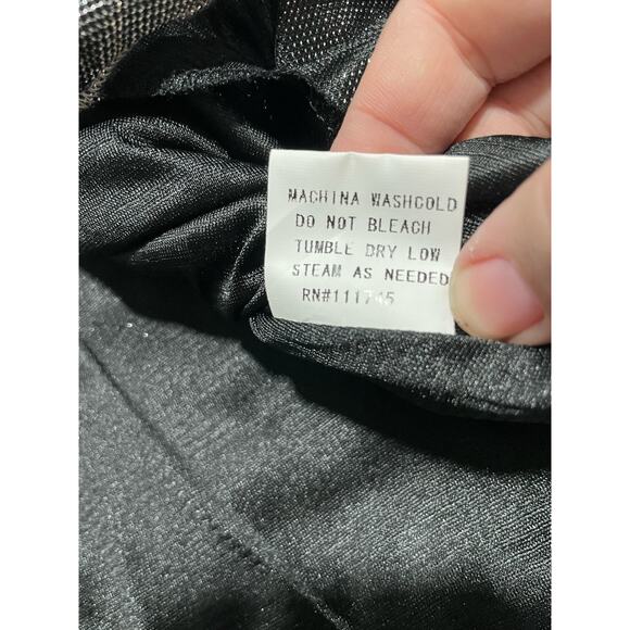 NWT WDNY Women's Size 1X Plus Pleated Midi Skirt Silver Metallic - Picture 11 of 12